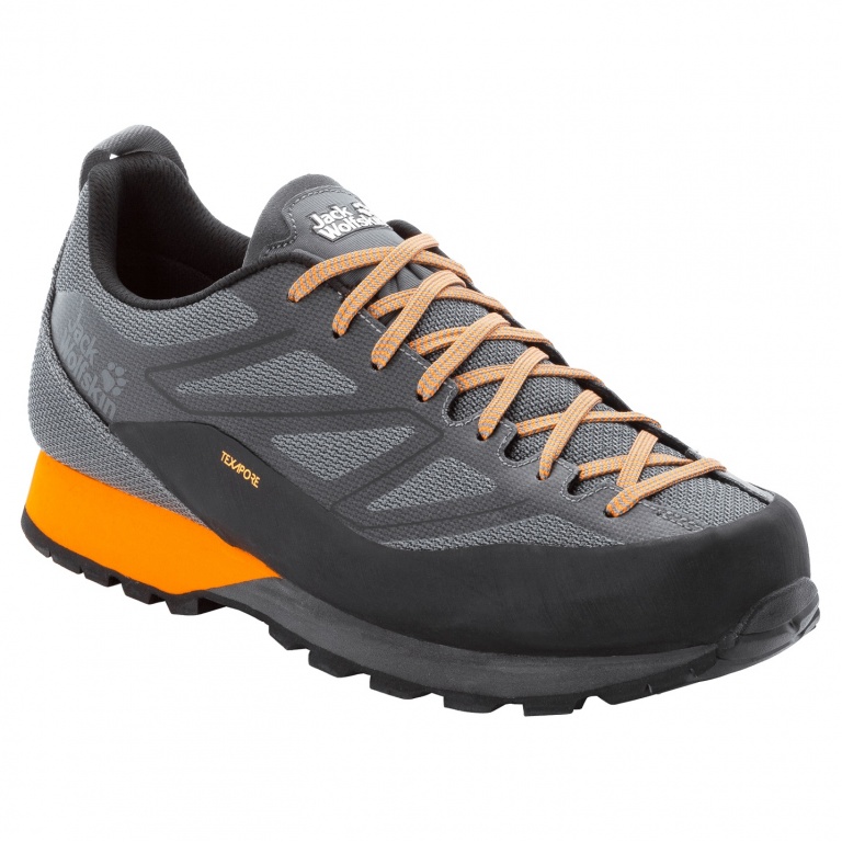 Jack Wolfskin Wanderschuhe Scrambler 2 Low Texapore (wasserdicht) schwarz Herren
